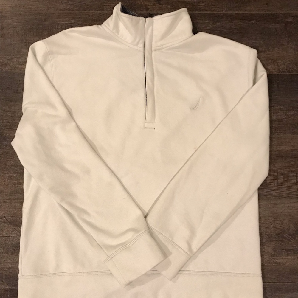 Nautica White Quarter Zip